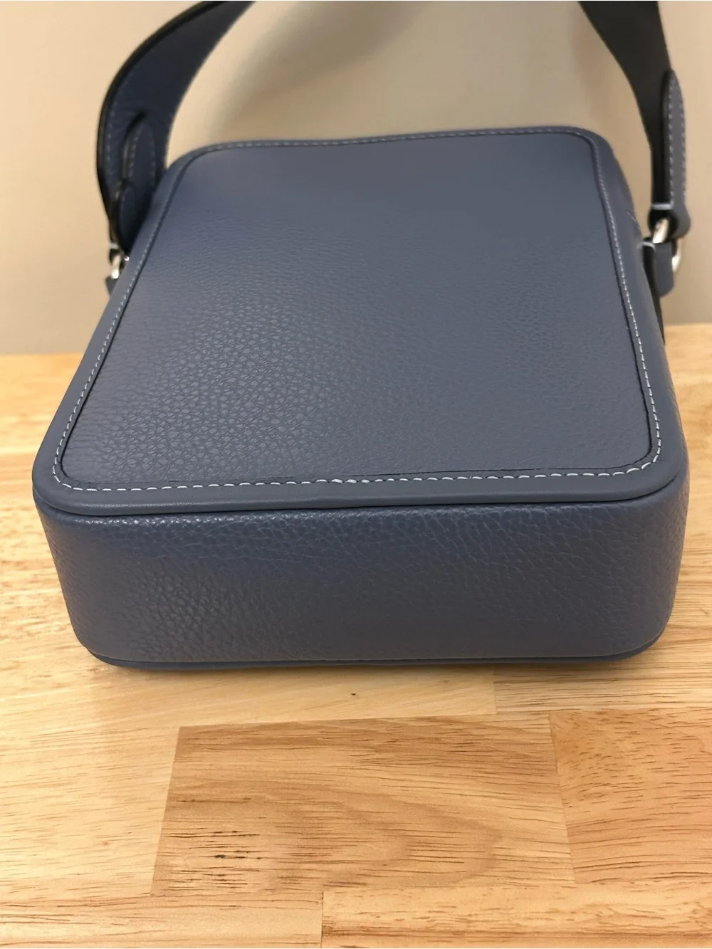 Coach Sullivan Pebbled Leather Crossbody Bag in Light Denim Blue